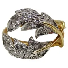 Tiffany & Co Schlumberger 18K Gold Diamond Ring