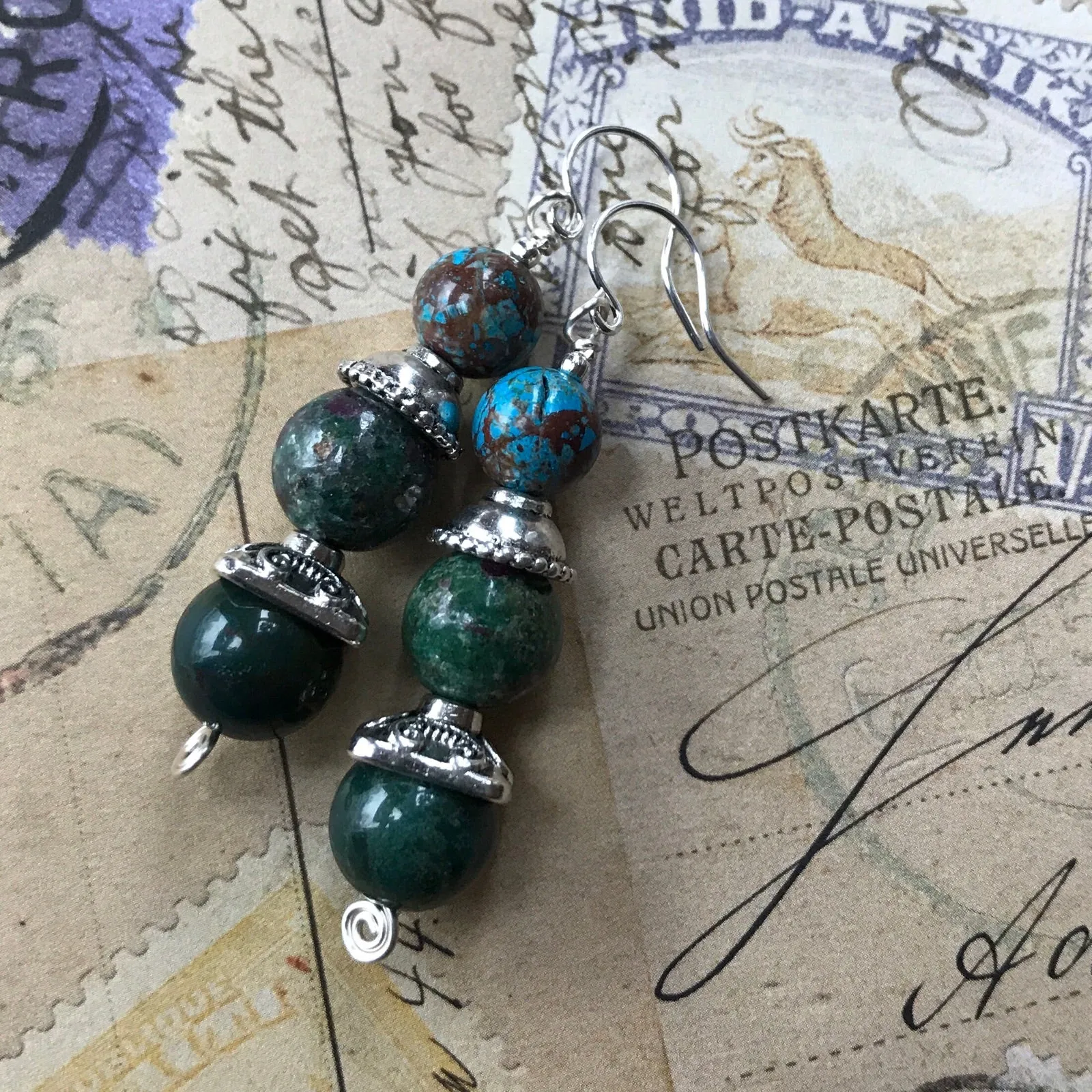 Tiny Evil Genius Earrings: opaque