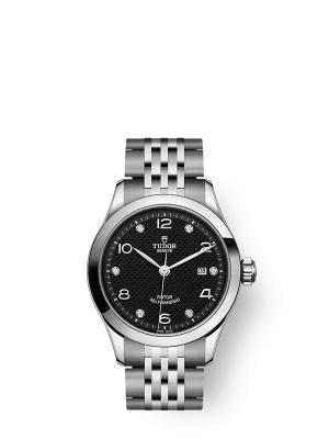 Tudor 1926, Stainless Steel and Diamond-set, 28mm, Ref# M91350-0004