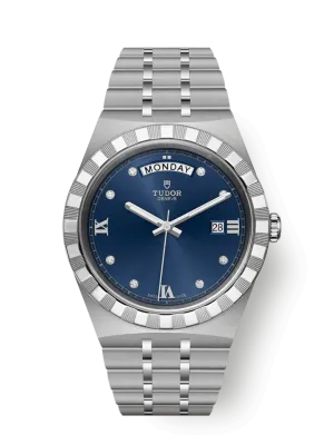 Tudor Royal, Stainless Steel and Diamond-set, 41mm, Ref# M28600-0006