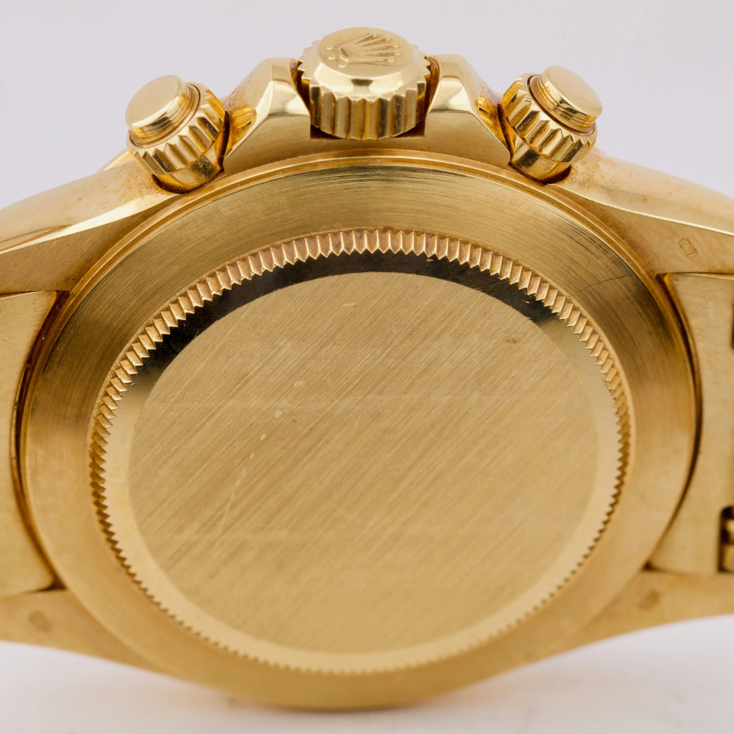 UNPOLISHED Rolex Daytona ZENITH Inverted-6 Diamond 40mm Gold 16528 Watch BOX