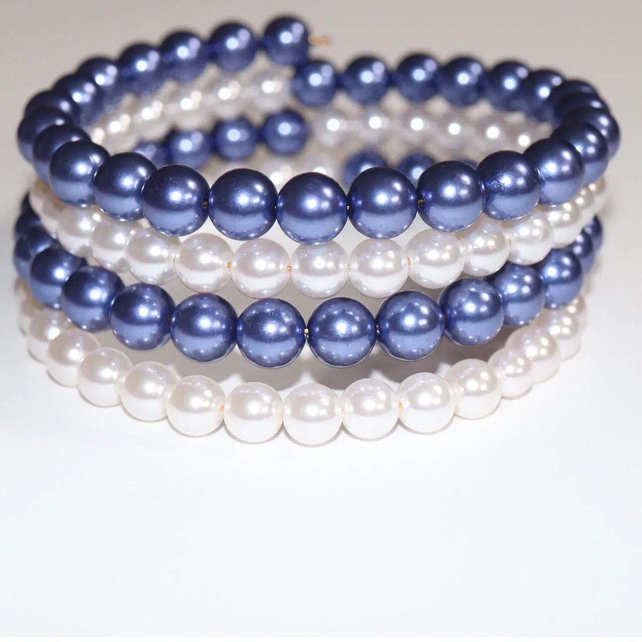Various Wrap Pearl Necklaces