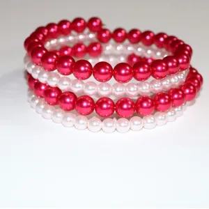 Various Wrap Pearl Necklaces