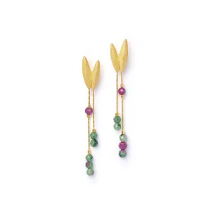 Venalis Ruby Ziosite Earrings