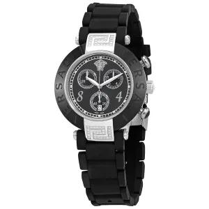 Versace Reve Chronograph Quartz Black Dial Ladies Watch 92CCS91D008S009