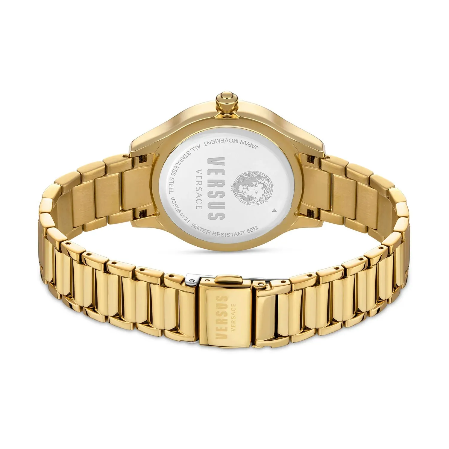 Versus Versace Canton Road Ladies champagne Dial Gold Tone Watch