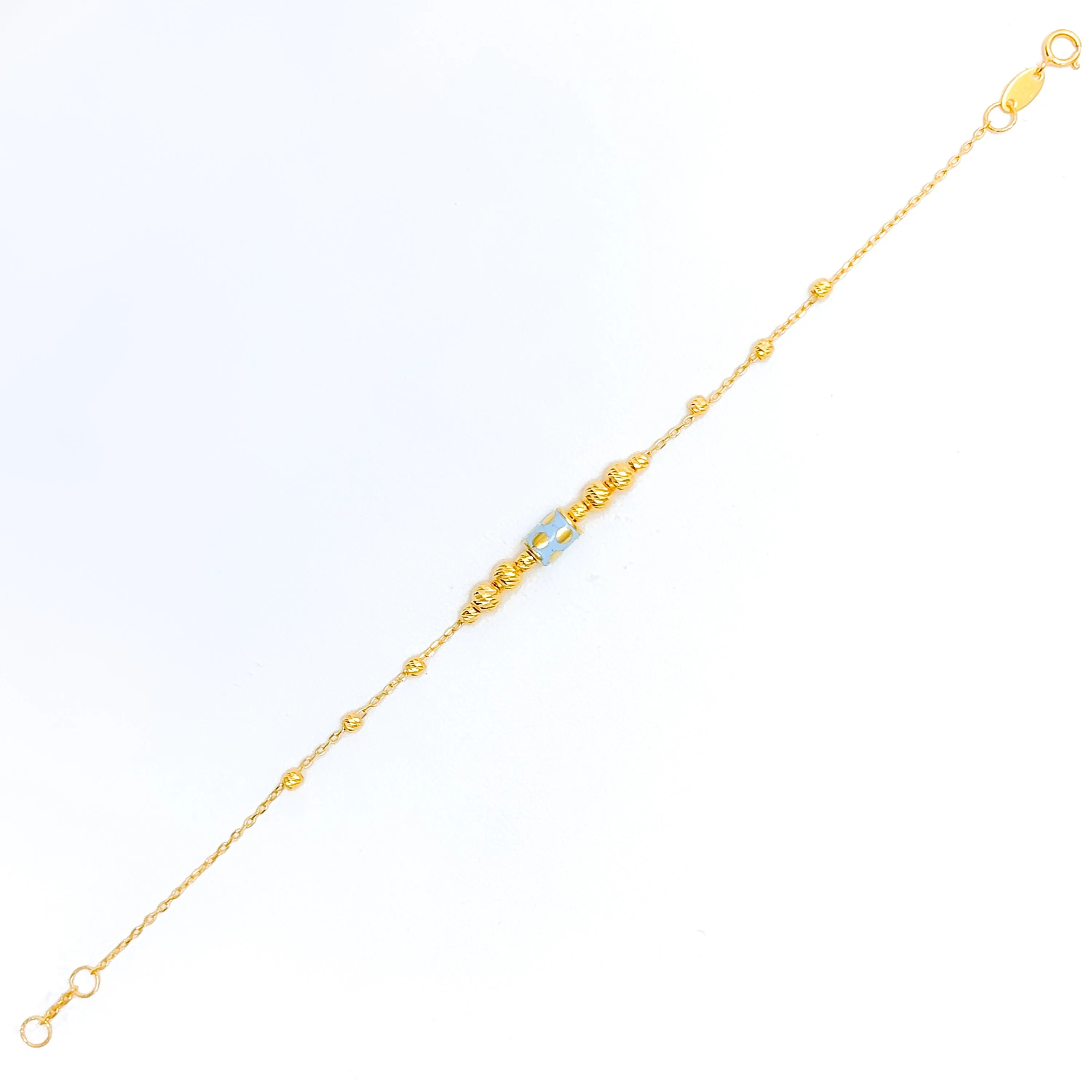 Vibrant Charming 21k Gold Bracelet