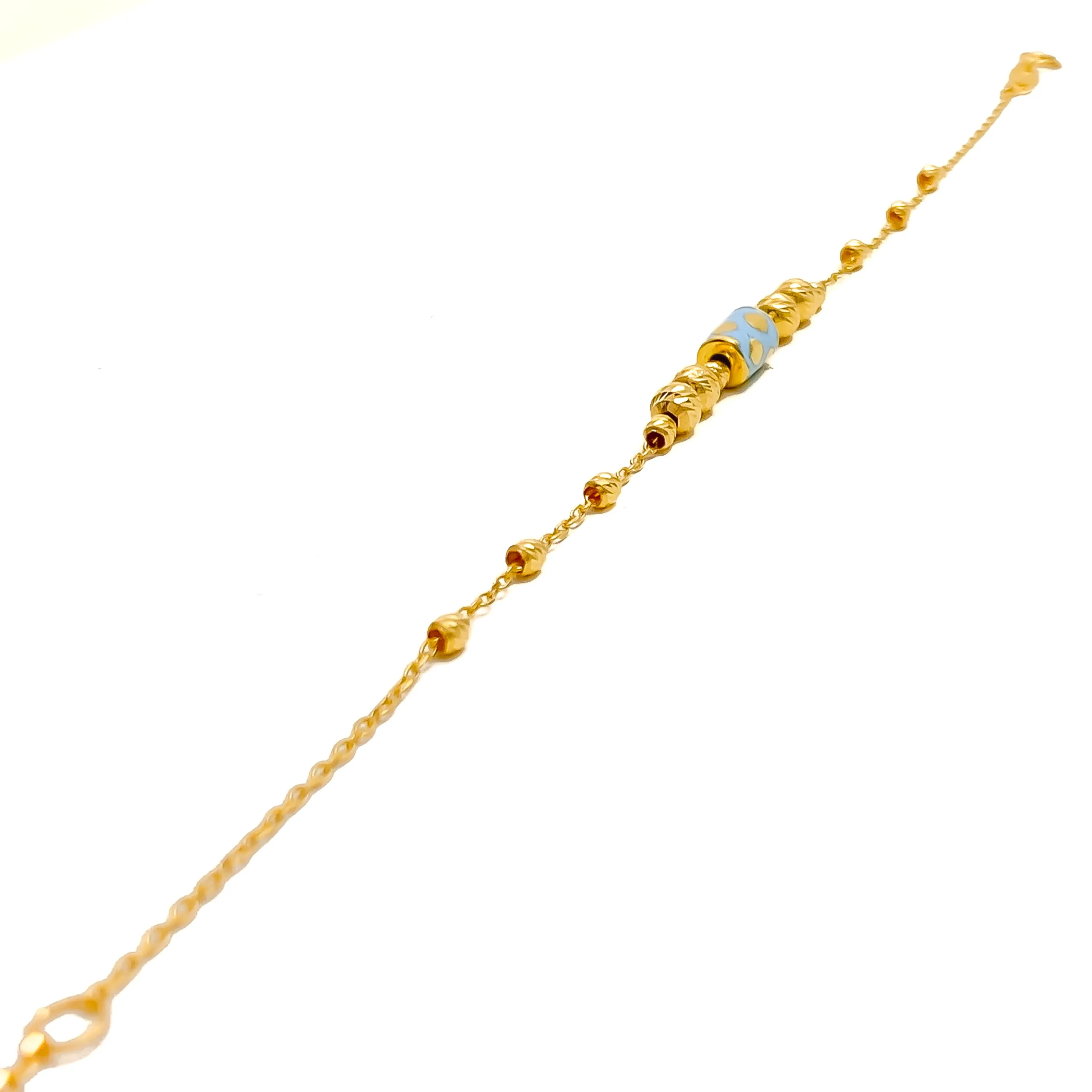 Vibrant Charming 21k Gold Bracelet