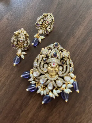 Victorian Balaji Pendant set