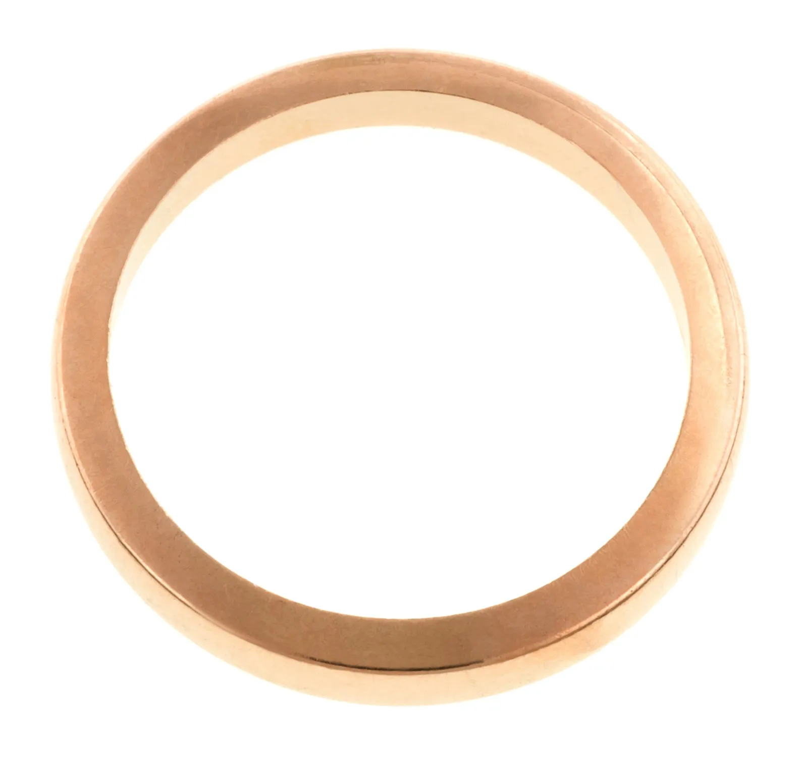 Vintage Rose Gold Wedding Band