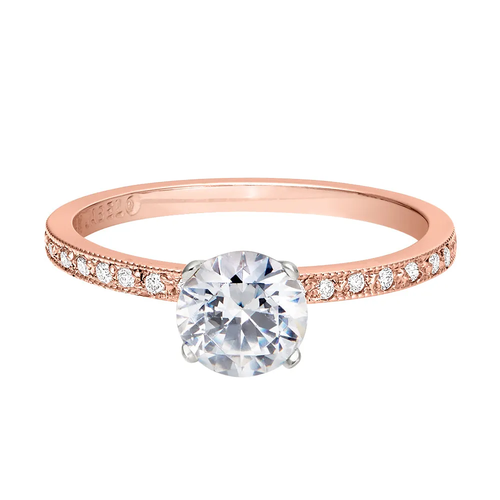 Vintage Style Diamond Wedding Rings