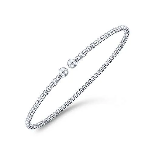 White Gold Bujukan Split Bangle