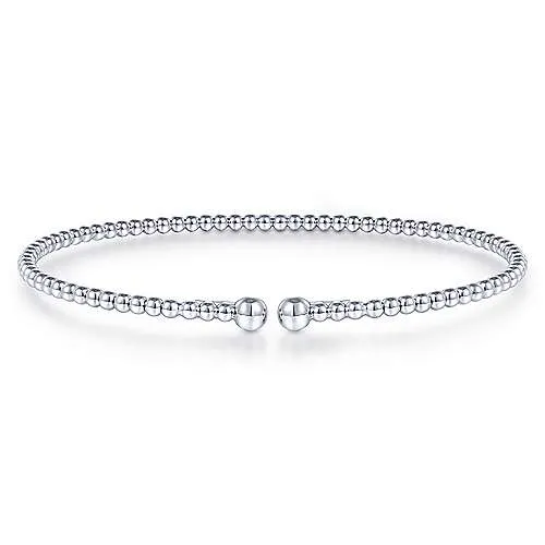 White Gold Bujukan Split Bangle