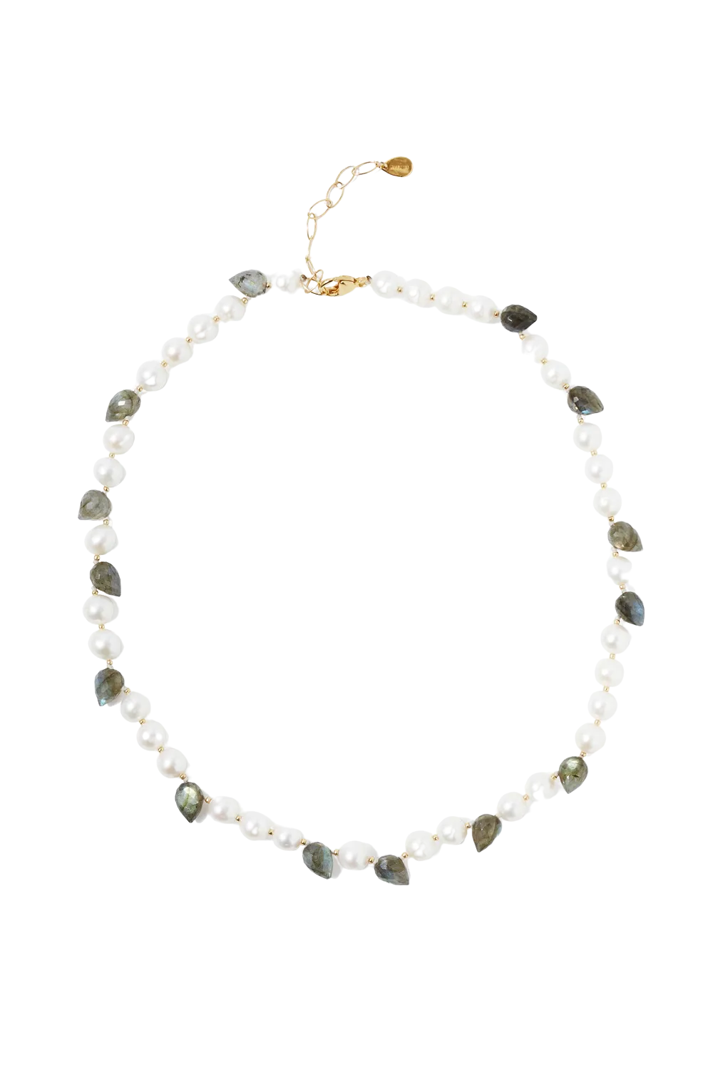 Willa Necklace in White Pearl Mix