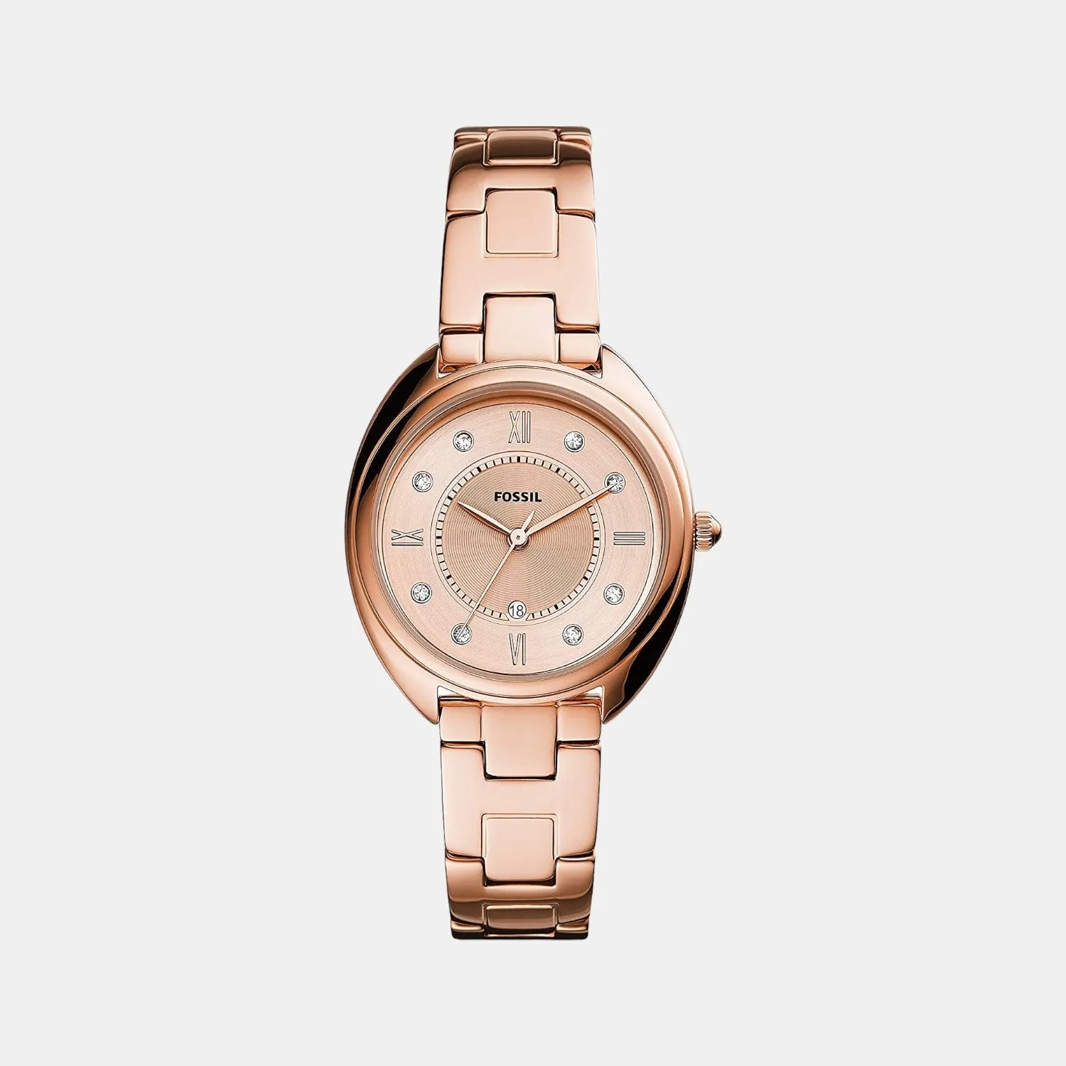 Women's Rose Gold Analog Stainless Steel Watch ES5070