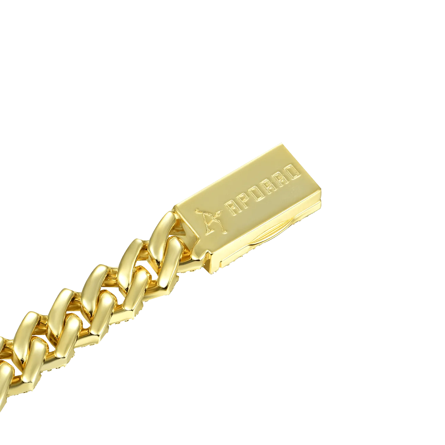 Women's Round Cut Prong Cuban Link Bracelet - 12mm