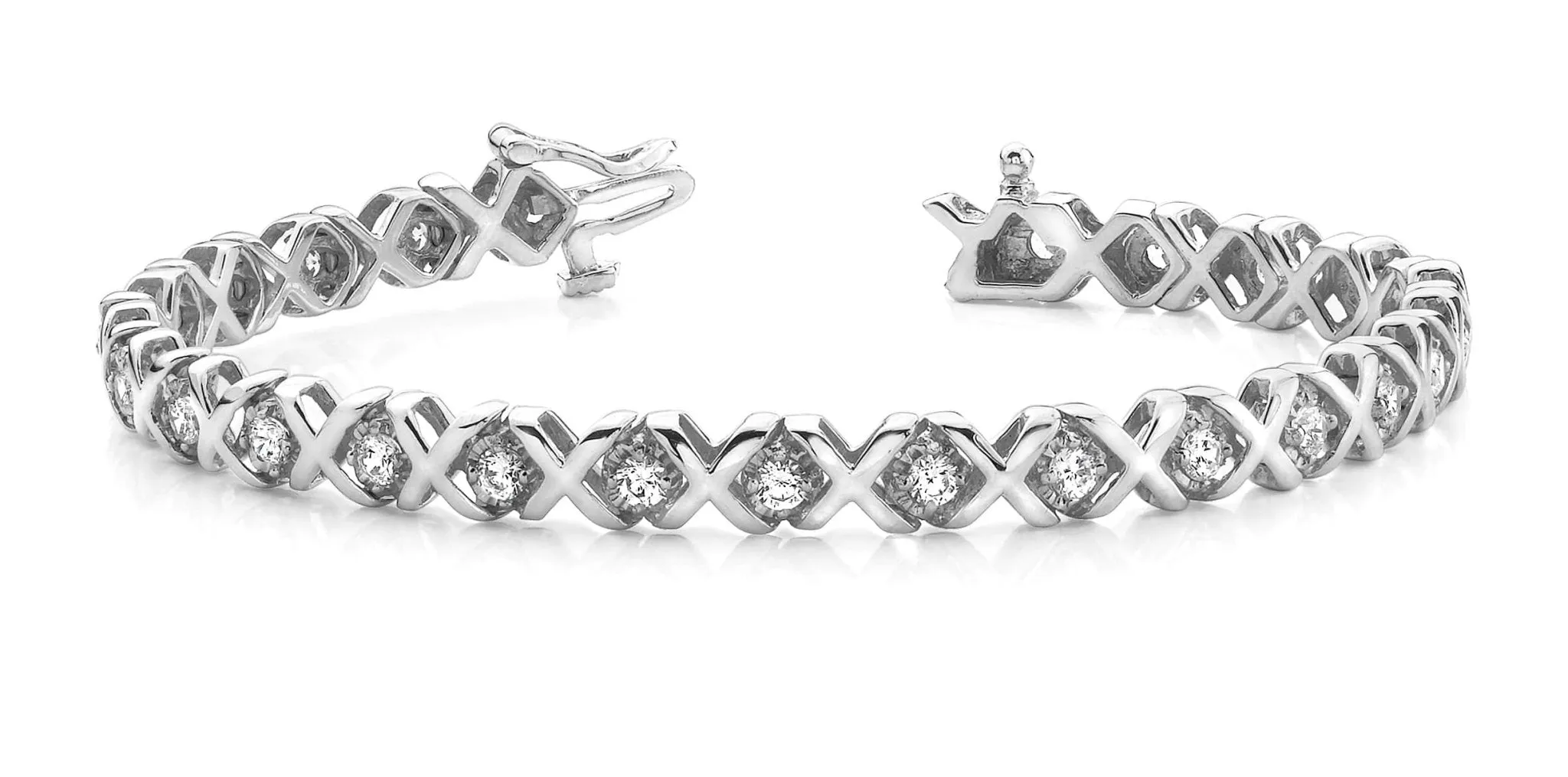 Xoxo Diamond Bracelet with 3.00 ct.(finished) 3.5mm