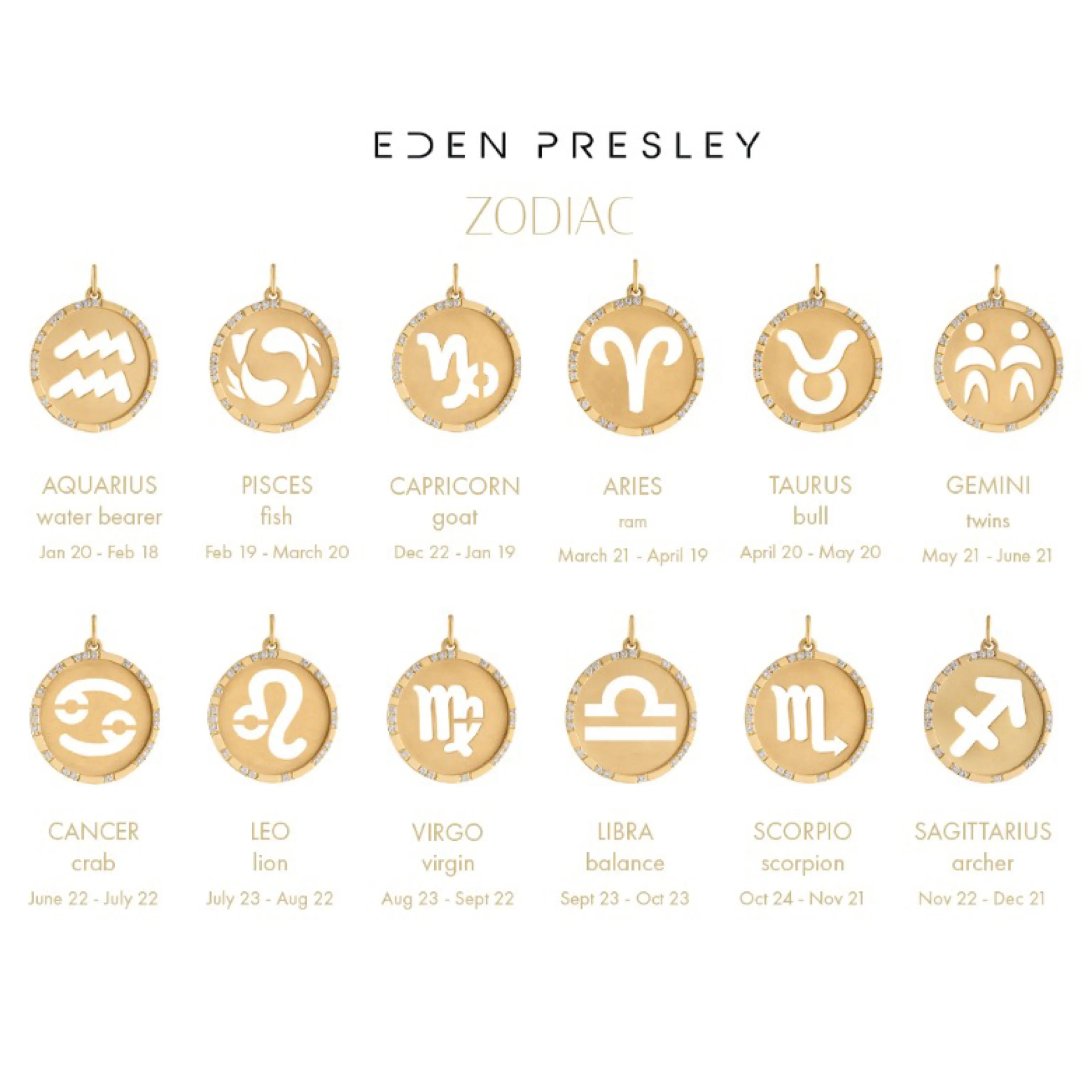 Zodiac Pendants
